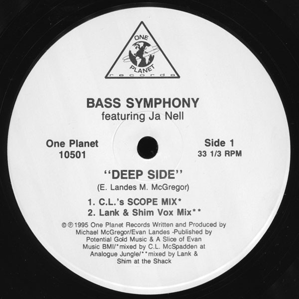 Bass Symphony Featuring Ja Nell - Deep Side | One Planet (OP10501) - main