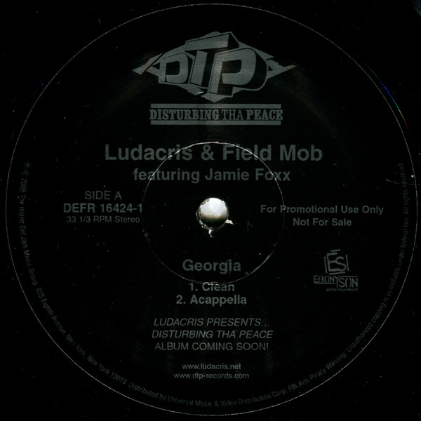 Ludacris & Field Mob / Shawnna - Georgia / Gettin' Some | Disturbing Tha Peace (B0005795-11) - 2