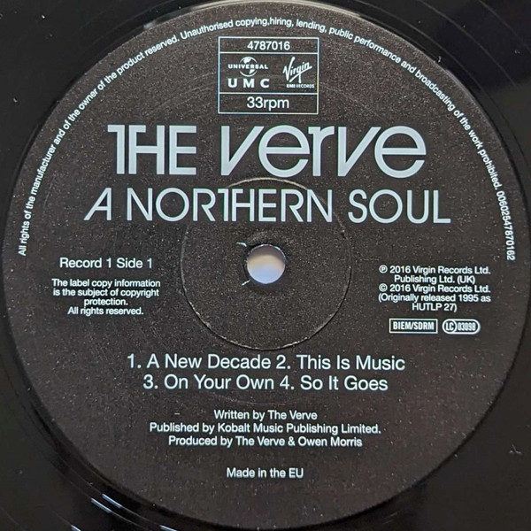 The Verve - A Northern Soul | Virgin EMI Records (4786539) - 2