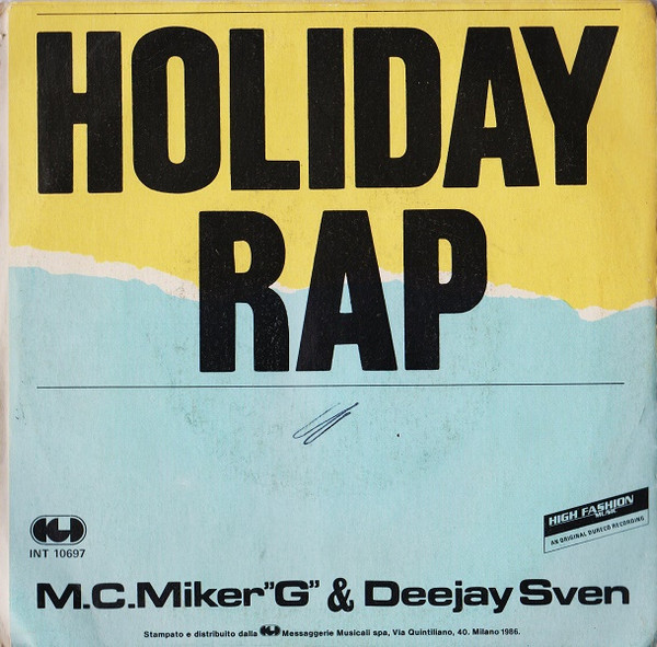MC Miker G. & DJ Sven - Holiday Rap | CGD (INT 10697) - 2 MC Miker G. & DJ Sven - Holiday Rap | CGD (INT 10697) - 2