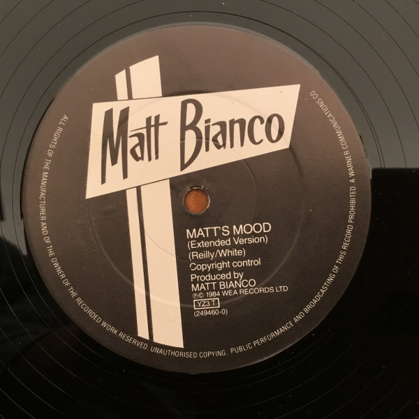 Matt Bianco - Sneaking Out The Back Door | WEA (YZ3 T) - 4 Matt Bianco - Sneaking Out The Back Door | WEA (YZ3 T) - 4