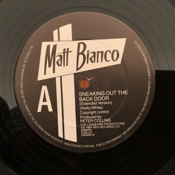 Matt Bianco - Sneaking Out The Back Door | WEA (YZ3 T) - 3 Matt Bianco - Sneaking Out The Back Door | WEA (YZ3 T) - 3