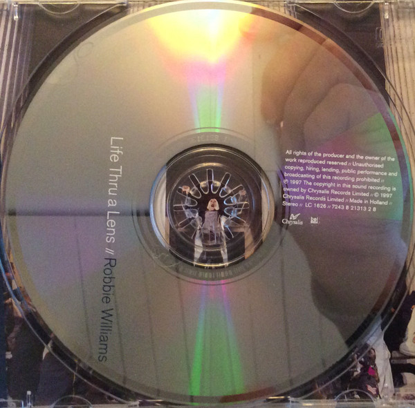 Robbie Williams - Life Thru A Lens | Chrysalis (7243 8 21313 2 8) - 3