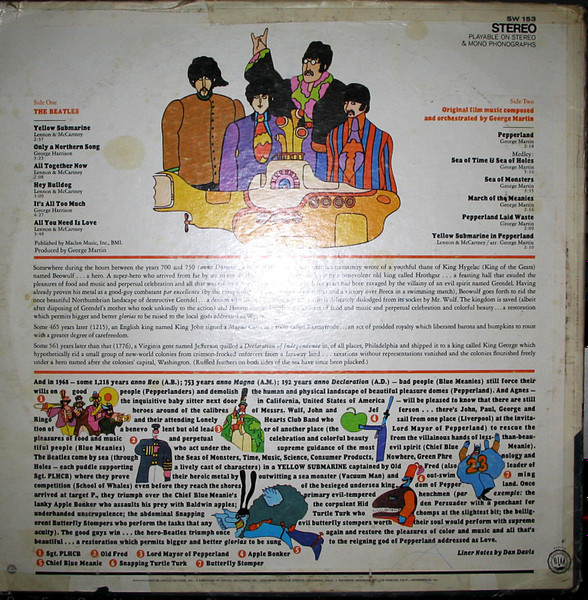 The Beatles - Yellow Submarine | Apple Records (SW-153) - 2 The Beatles - Yellow Submarine | Apple Records (SW-153) - 2