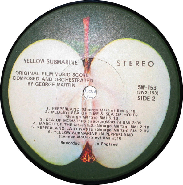 The Beatles - Yellow Submarine | Apple Records (SW-153) - 4 The Beatles - Yellow Submarine | Apple Records (SW-153) - 4