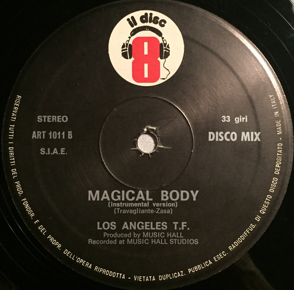 Los Angeles T.F. - Magical Body | Il Discotto Productions (ART 1011) - 2