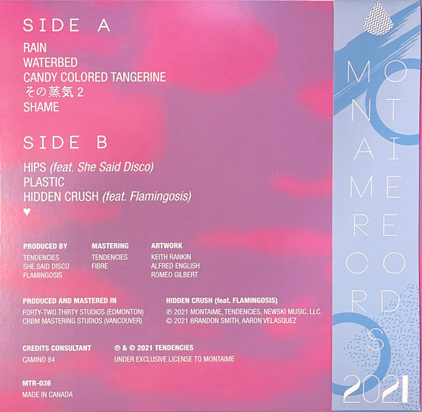 Tendencies - Waterbed (Deluxe) | Montaime (MTR-036) - 2