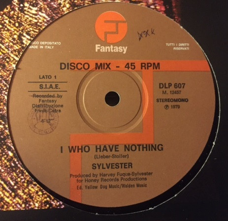Sylvester - I (Who) Have Nothing | Fantasy (DLP 607) - 2