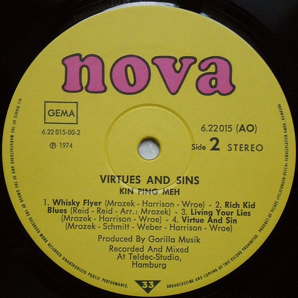 Kin Ping Meh - Virtues & Sins | Nova (6.22015 AO) - 4 Kin Ping Meh - Virtues & Sins | Nova (6.22015 AO) - 4
