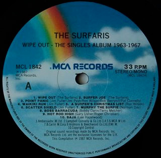 The Surfaris - Wipe Out -The Singles Album 1963-1967 | MCA Records (MCL 1842) - 3 The Surfaris - Wipe Out -The Singles Album 1963-1967 | MCA Records (MCL 1842) - 3