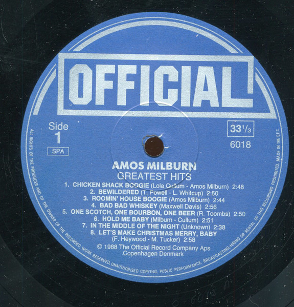Amos Milburn - Greatest Hits | Official (6018) - 3