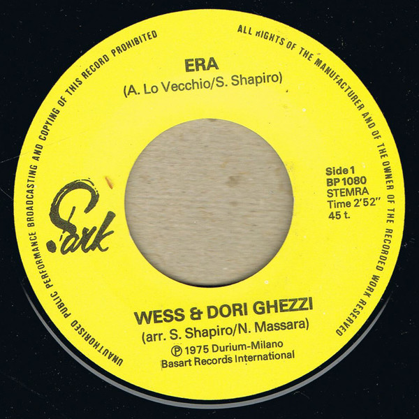 Wess And Dori Ghezzi - Era | Park (BP 1080) - 3