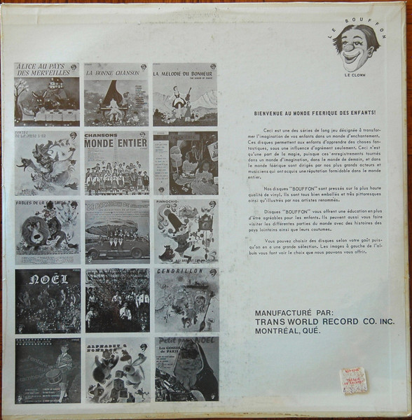 Les Jeunes Voix De Québec - Noël Du Québec | Le Bouffon (C-4541) - 2 Les Jeunes Voix De Québec - Noël Du Québec | Le Bouffon (C-4541) - 2