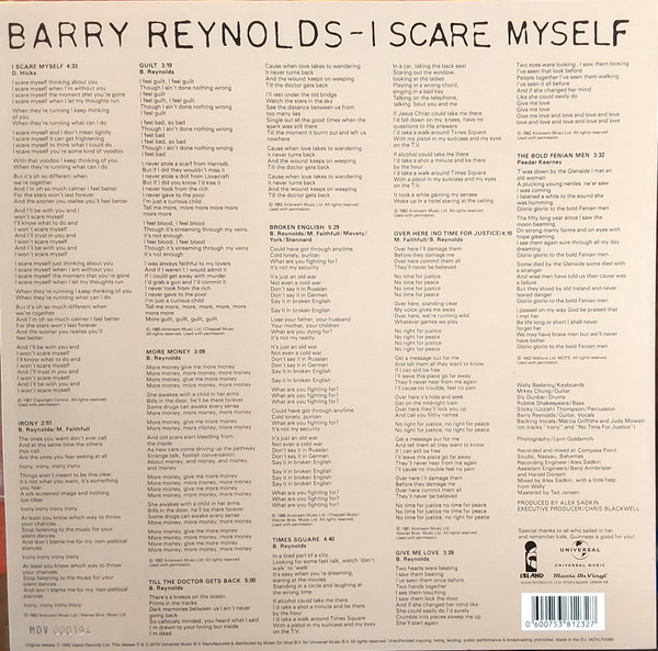 Barry Reynolds - I Scare Myself | Music On Vinyl (MOVLP2088) - 3 Barry Reynolds - I Scare Myself | Music On Vinyl (MOVLP2088) - 3