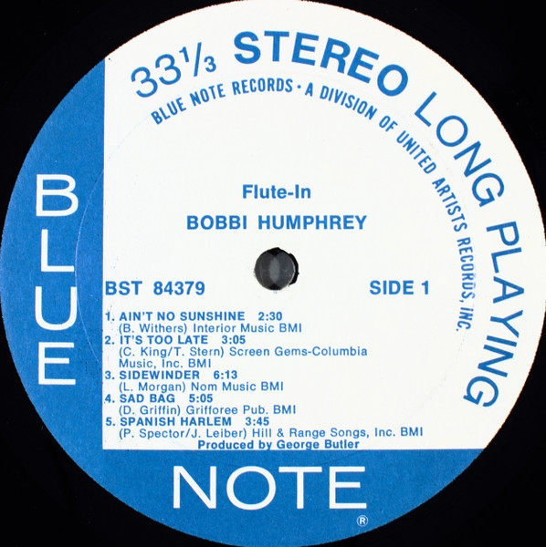 Bobbi Humphrey - Flute-In [Vinyl] | Blue Note (BST-84379) - 3