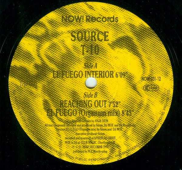 Source T-10 - El Fuego Interior | NOW! Records (NOW! 31) - main