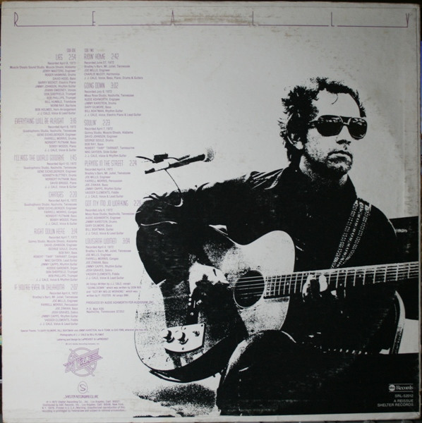 J.J. Cale - Really | Shelter Records (SRL-52012) - main