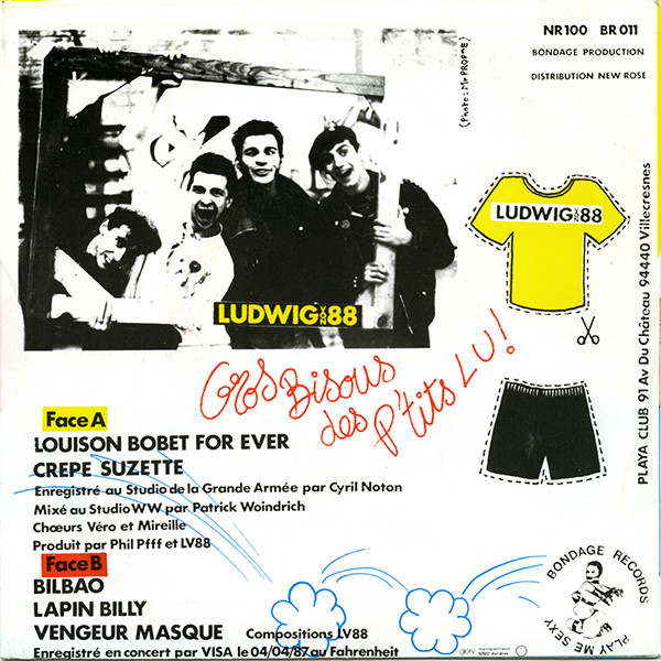 Ludwig Von 88 - Louison Bobet For Ever | Bondage Records (BR 011) - 2
