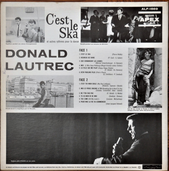 Donald Lautrec - C'est Le Ska Et Autres Rythmes Pour La Danse | Apex (ALF 1569) - 2 Donald Lautrec - C'est Le Ska Et Autres Rythmes Pour La Danse | Apex (ALF 1569) - 2