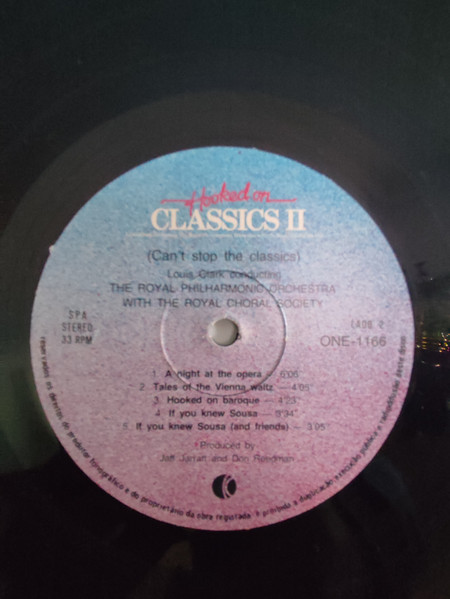 Louis Clark Conducting Royal Philharmonic Orchestra - Hooked On Classics II - Can't Stop The Classics | K-Tel (ONE 1166) - 4
