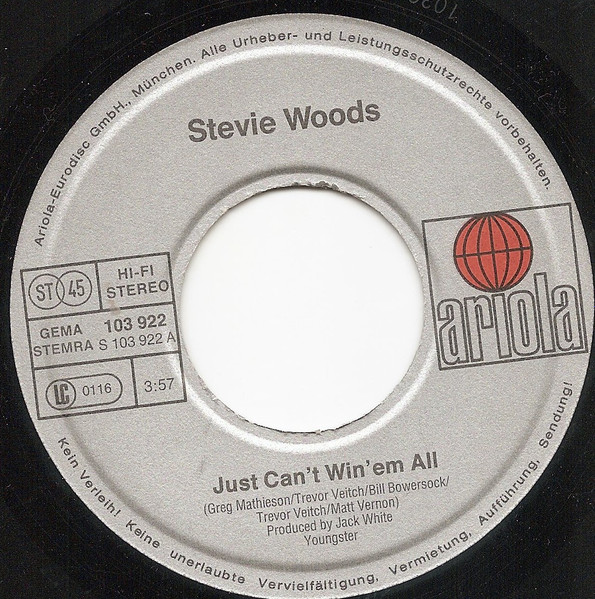 Stevie Woods - Just Can't Win'em All | Ariola (103 922) - 3