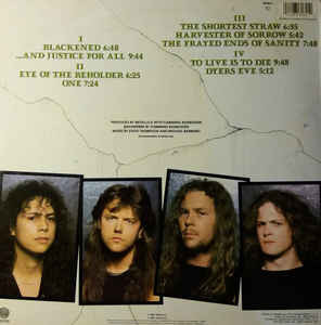 Metallica - ...And Justice For All | Vertigo (836 062-1) - 2