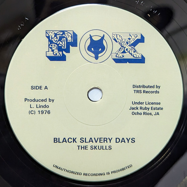 Black Skull - Black Slavery Days | Fox (TRS-JR-5) - main