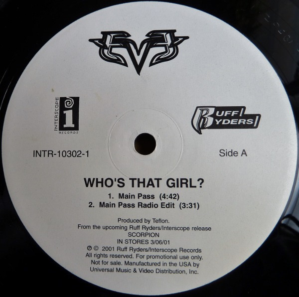 Eve - Who's That Girl? | Interscope Records (INTR-10302-1) - 2