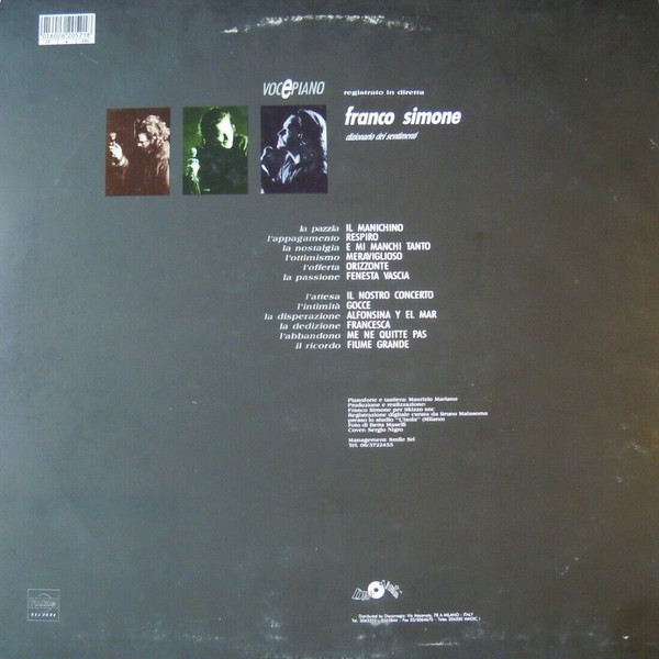 Franco Simone - Vocepiano: Dizionario Dei Sentimenti | Discomagic Records (LP 486) - 2 Franco Simone - Vocepiano: Dizionario Dei Sentimenti | Discomagic Records (LP 486) - 2