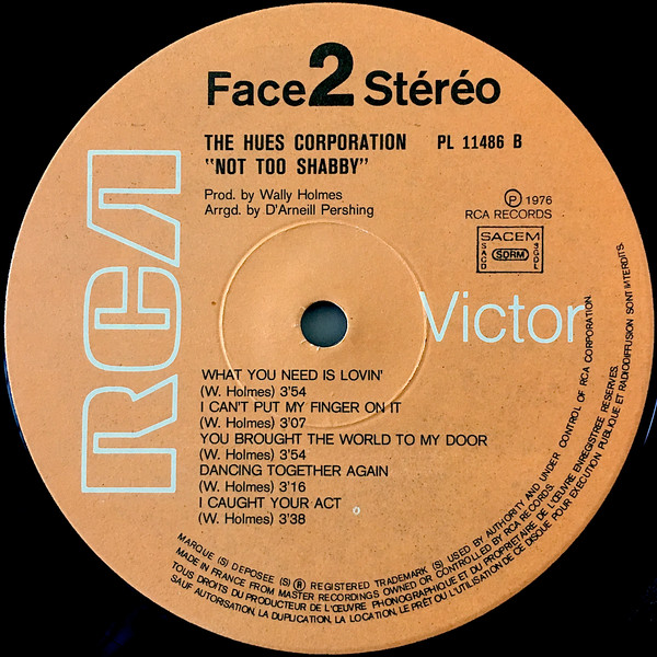 The Hues Corporation - Not Too Shabby | RCA Victor (PL 11486) - 4 The Hues Corporation - Not Too Shabby | RCA Victor (PL 11486) - 4
