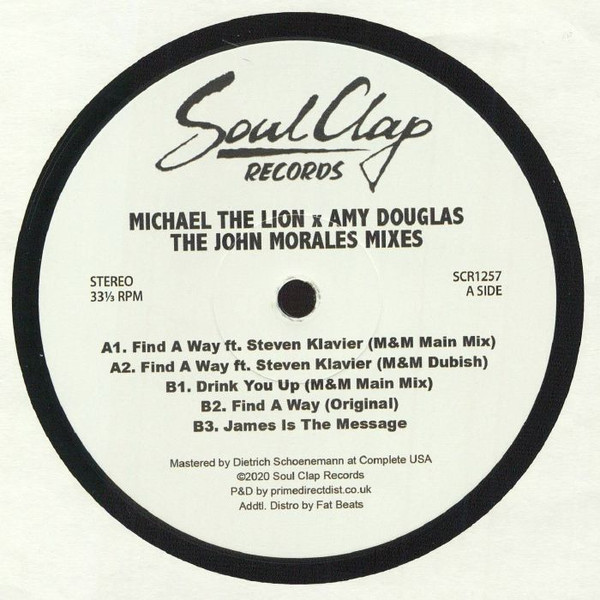 Michael The Lion X Amy Douglas - The John Morales Mixes | Soul Clap Records (SCR1257) - main Michael The Lion X Amy Douglas - The John Morales Mixes | Soul Clap Records (SCR1257) - main