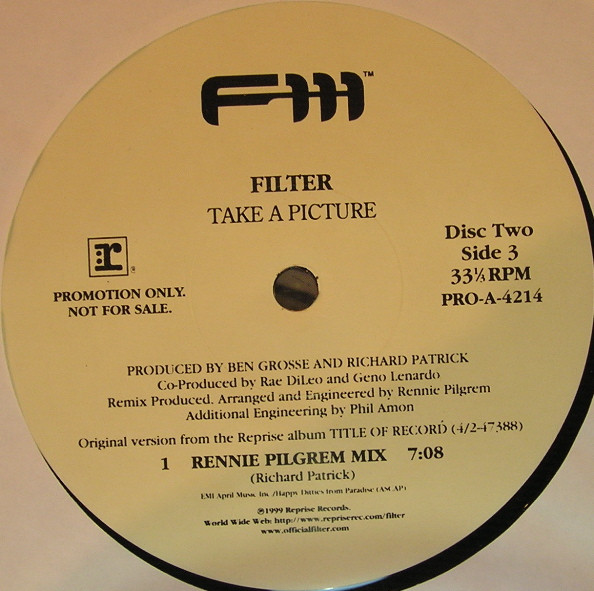 Filter - Take A Picture | F-111 Records (PRO-A-4214) - 4 Filter - Take A Picture | F-111 Records (PRO-A-4214) - 4