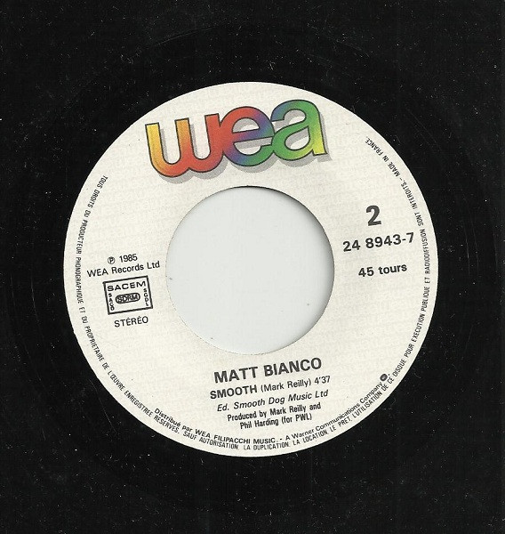 Matt Bianco - Yeh Yeh | WEA (248 943-7) - 4