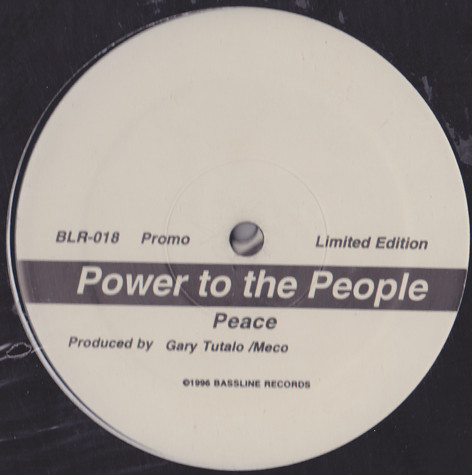 Peace - Power To The People | Bassline Records (BLR-018)