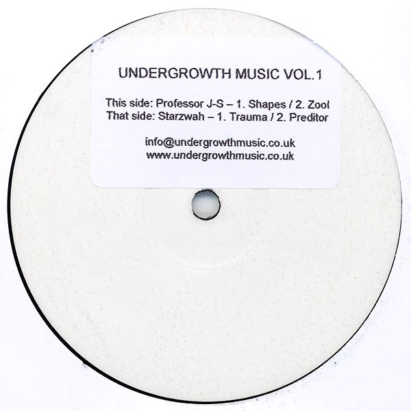 Professor J-S / Starzwah - Undergrowth Music Vol. 1 | Undergrowth Music (UMEP001)
