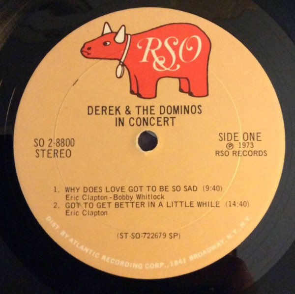 Derek & The Dominos - In Concert | RSO (SO 2-8800) - 3 Derek & The Dominos - In Concert | RSO (SO 2-8800) - 3