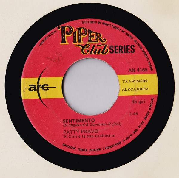 Patty Pravo - Gli Occhi Dell'Amore | Arc (AN 4165) - 4