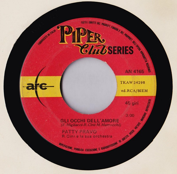 Patty Pravo - Gli Occhi Dell'Amore | Arc (AN 4165) - 3