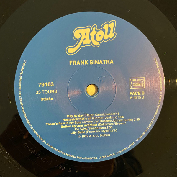 Frank Sinatra - Collection Portrait De Frank Sinatra | Atoll Music (79103) - 4