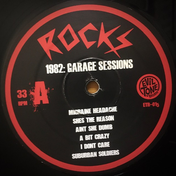 Rocks - 1982: Garage Sessions LP No 118 / 200 | Evil Tone Records (ETR-015) - 3 Rocks - 1982: Garage Sessions LP No 118 / 200 | Evil Tone Records (ETR-015) - 3