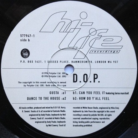 D.O.P. - Stop Starting To Start Stopping E.P | Hi Life Recordings (577947-1) - 3 D.O.P. - Stop Starting To Start Stopping E.P | Hi Life Recordings (577947-1) - 3