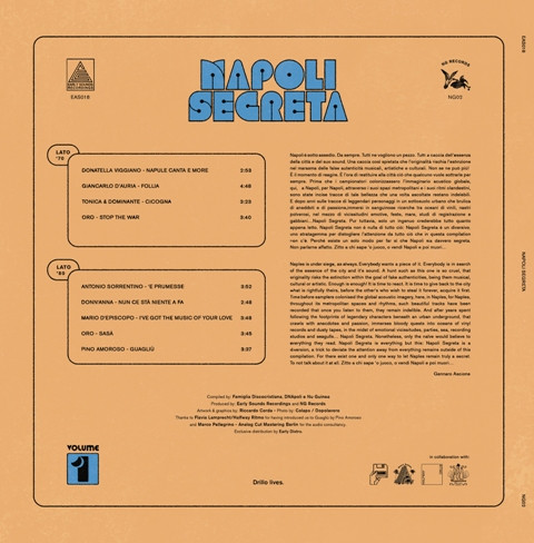 Various - Napoli Segreta Volume 1 | Early Sounds Recordings (EAS018) - 2 Various - Napoli Segreta Volume 1 | Early Sounds Recordings (EAS018) - 2