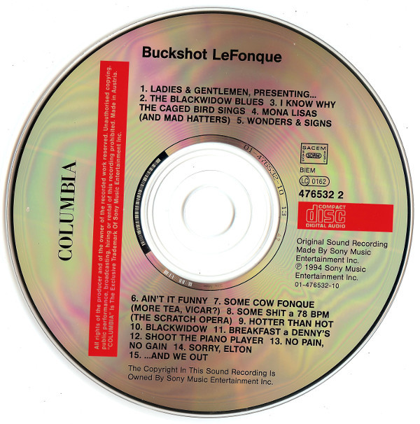 Buckshot LeFonque - Buckshot LeFonque | Columbia (476532 2) - 3