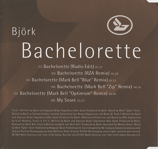 Björk - Bachelorette | Mother Records (569 257-2) - 2 Björk - Bachelorette | Mother Records (569 257-2) - 2
