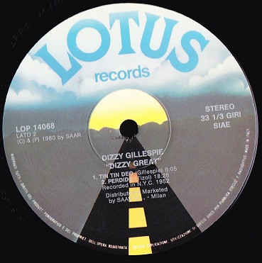 Dizzy Gillespie - Dizzy Great | Lotus (LOP 14.068) - 3