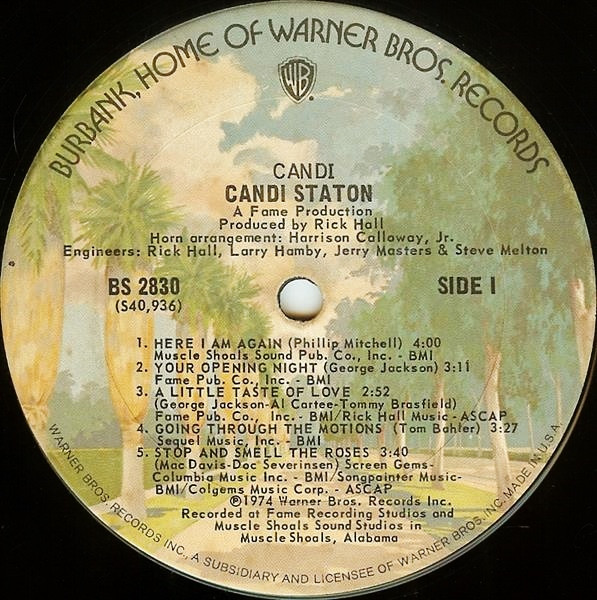 Candi Staton - Candi | Warner Bros. Records (BS 2830) - 3 Candi Staton - Candi | Warner Bros. Records (BS 2830) - 3