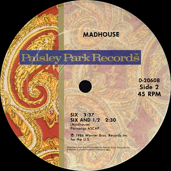 Madhouse - 6 | Paisley Park (9 20608-0 A) - 3