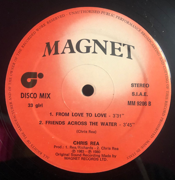 Chris Rea - I Can Hear Your Heartbeat | Magnet (MM 9206) - 2 Chris Rea - I Can Hear Your Heartbeat | Magnet (MM 9206) - 2