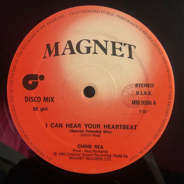 Chris Rea - I Can Hear Your Heartbeat | Magnet (MM 9206) - main Chris Rea - I Can Hear Your Heartbeat | Magnet (MM 9206) - main