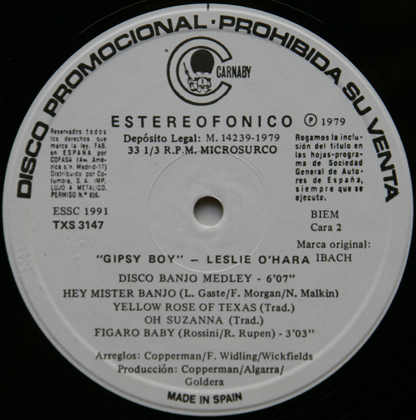 Leslie O'Hara - Gipsy Boy | Carnaby (TXS 3147) - 4